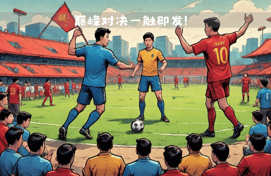 B体育培训-足球比赛中某支队伍势如破竹，赢得领先