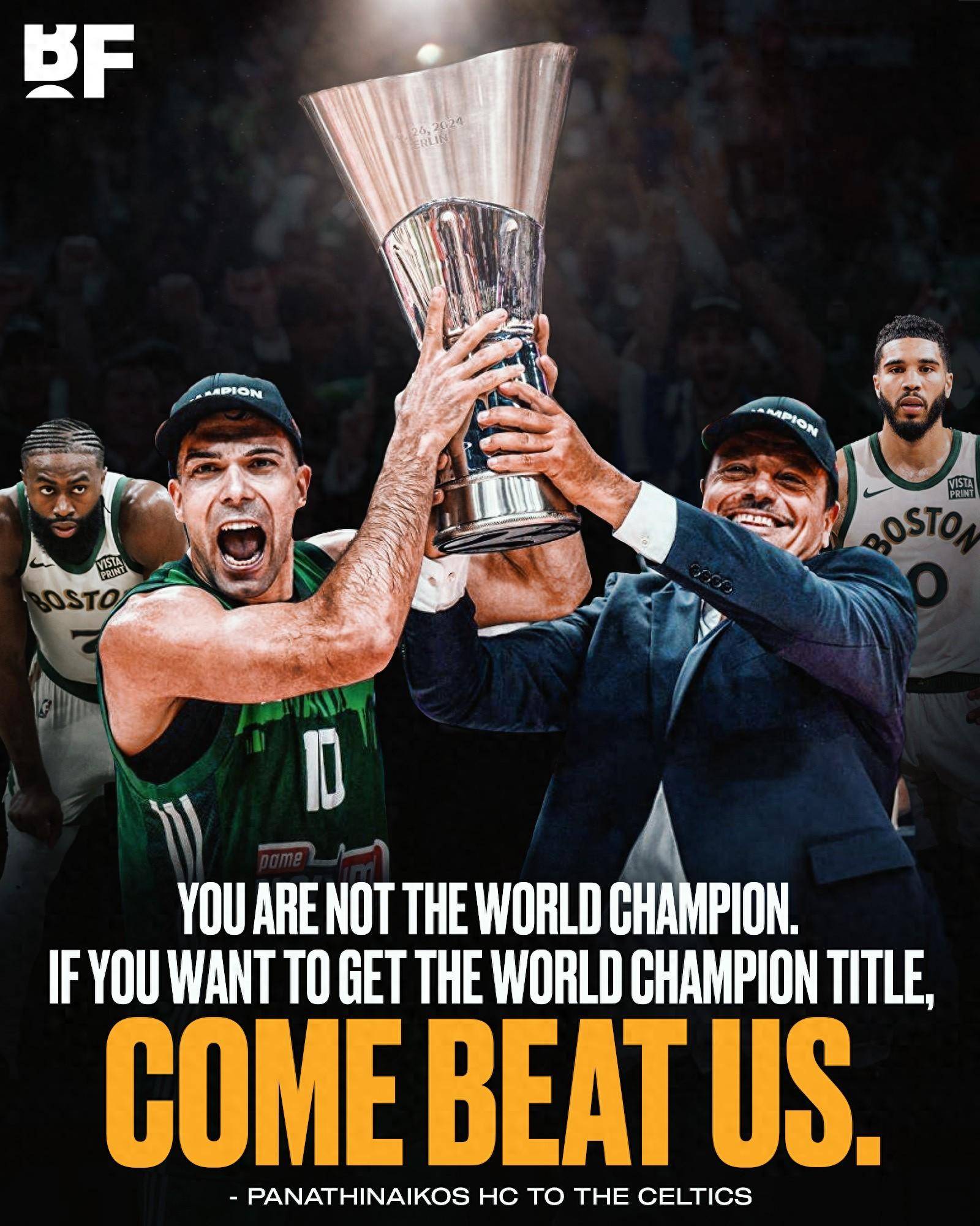 欧洲篮球联赛冠军夺冠,球员庆祝胜利 欧洲篮球联赛冠军夺冠,球员庆祝胜利